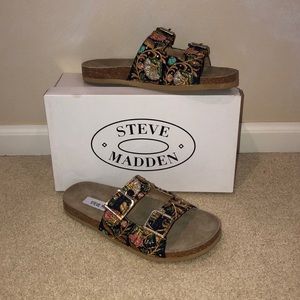 Steve Madden Granted Blue Multi size 7 Sandal